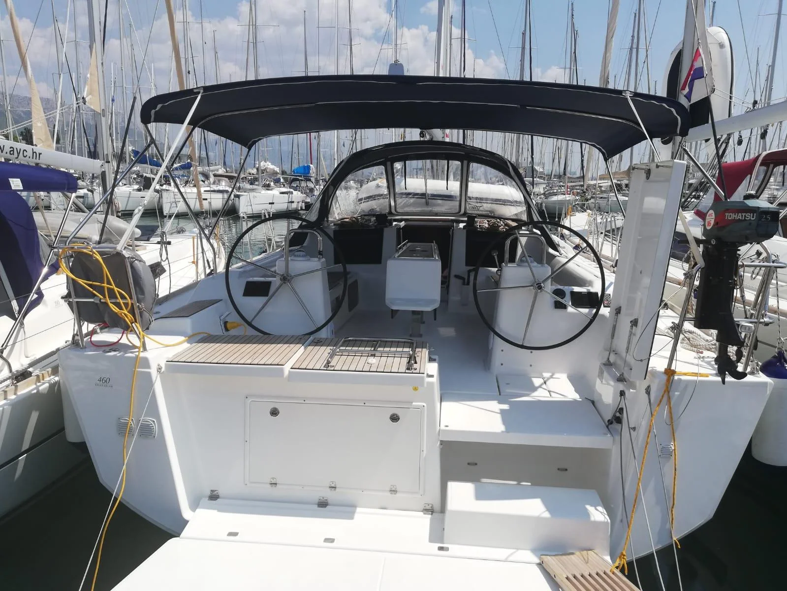 boat for your sailing with naturist skipper and hostess in croatia