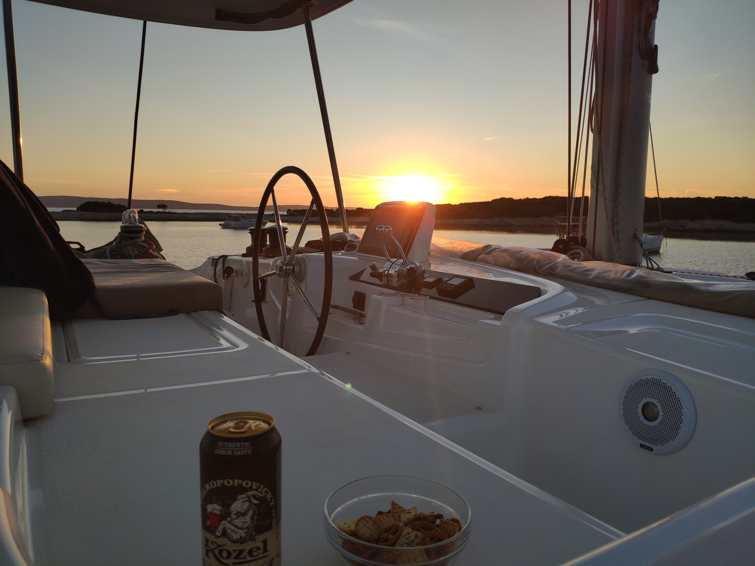 Naked sailing adventure